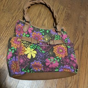 Floral Patterned Women's Bag